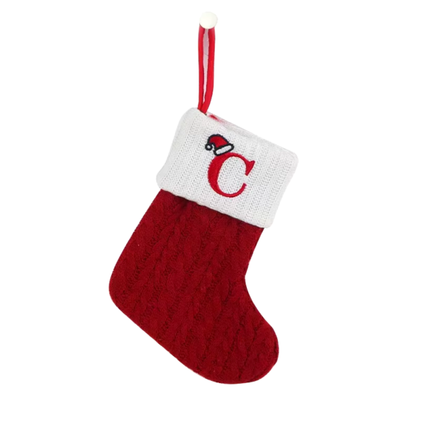 Christmas Alphabet Knitting Socks Christmas Tree Ornaments Christmas Decorations for Home 2024 Noel New Year 2025 Xmas Gift - Image 26