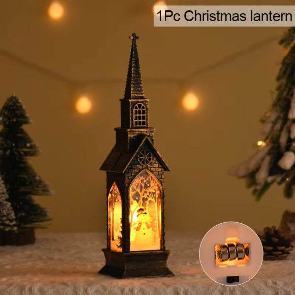 2024 Christmas LED Night Light Santa Claus Snowman Lantern Lamp Table Ornament Christmas Decoration for Home Xmas Navidad Gifts - Image 4