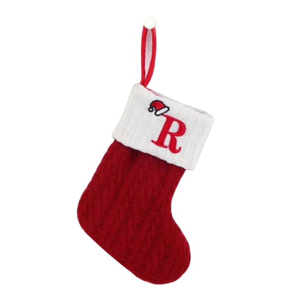 Christmas Alphabet Knitting Socks Christmas Tree Ornaments Christmas Decorations for Home 2024 Noel New Year 2025 Xmas Gift - Image 58