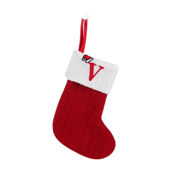 Christmas Alphabet Knitting Socks Christmas Tree Ornaments Christmas Decorations for Home 2024 Noel New Year 2025 Xmas Gift - Image 48