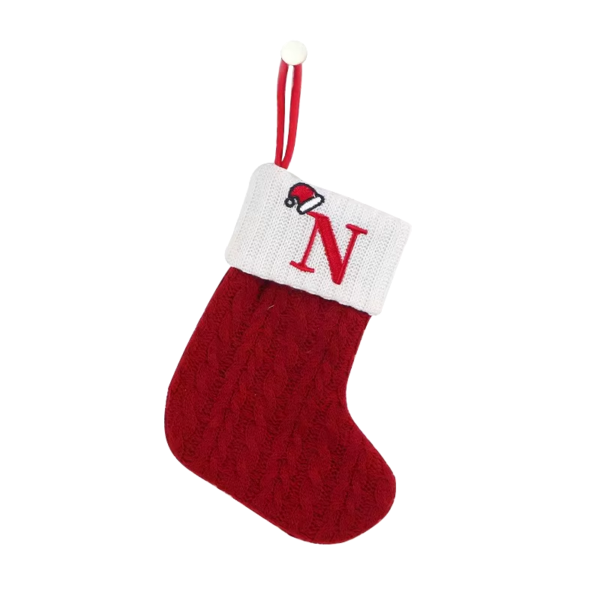 Christmas Alphabet Knitting Socks Christmas Tree Ornaments Christmas Decorations for Home 2024 Noel New Year 2025 Xmas Gift - Image 35