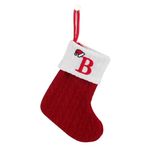 Christmas Alphabet Knitting Socks Christmas Tree Ornaments Christmas Decorations for Home 2024 Noel New Year 2025 Xmas Gift - Image 22