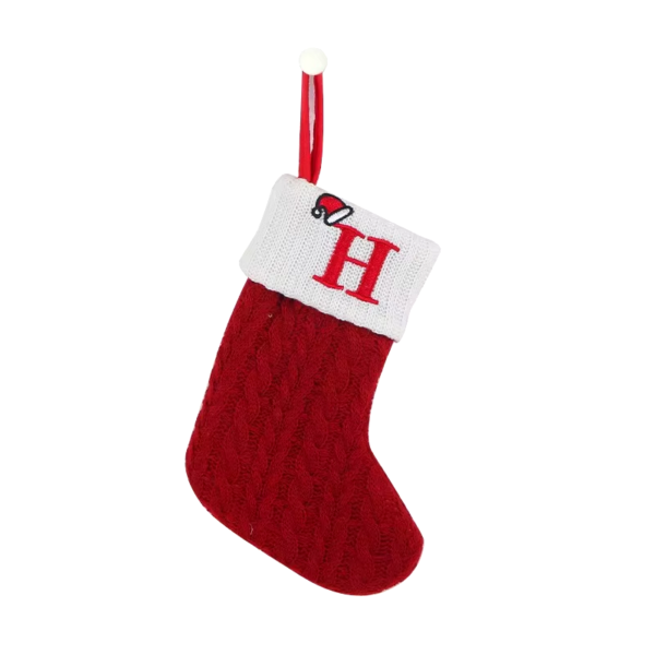 Christmas Alphabet Knitting Socks Christmas Tree Ornaments Christmas Decorations for Home 2024 Noel New Year 2025 Xmas Gift - Image 20
