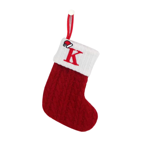 Christmas Alphabet Knitting Socks Christmas Tree Ornaments Christmas Decorations for Home 2024 Noel New Year 2025 Xmas Gift - Image 31