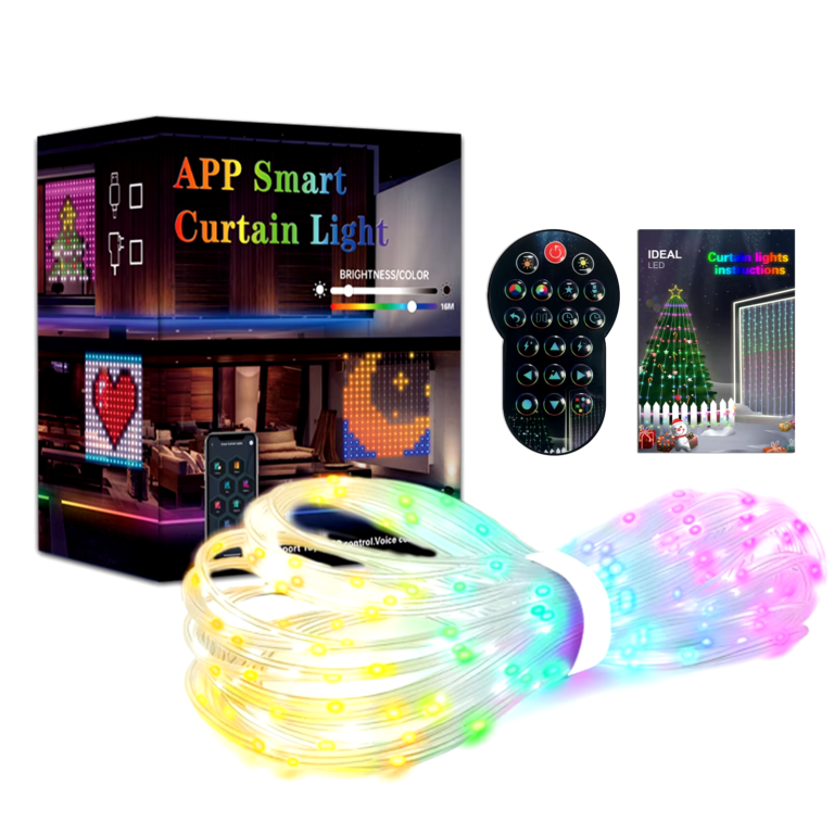 400 LED USB Smart Curtain String Lights With Remote