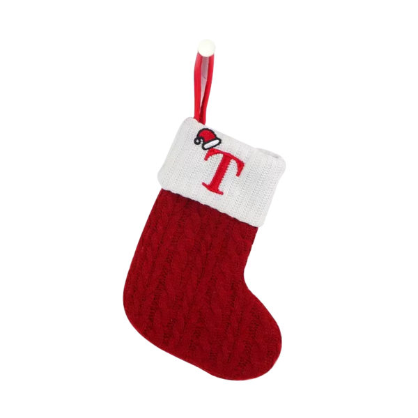 Christmas Alphabet Knitting Socks Christmas Tree Ornaments Christmas Decorations for Home 2024 Noel New Year 2025 Xmas Gift - Image 28
