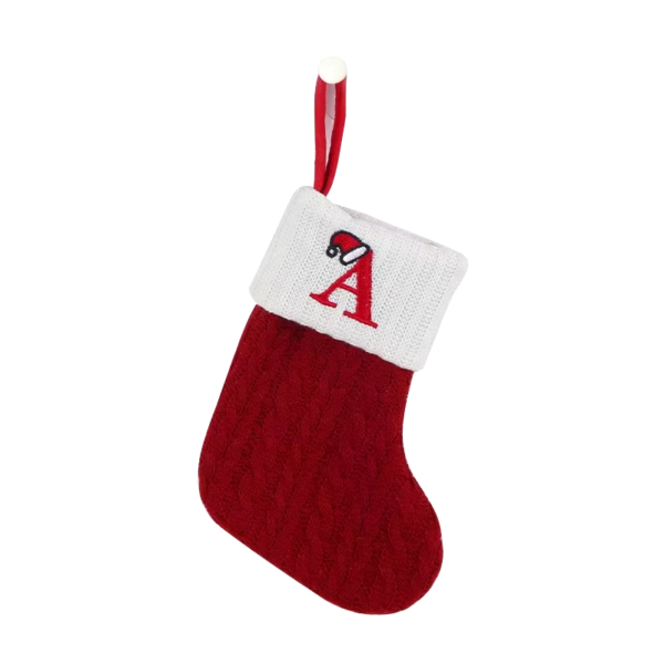 Christmas Alphabet Knitting Socks Christmas Tree Ornaments Christmas Decorations for Home 2024 Noel New Year 2025 Xmas Gift - Image 51