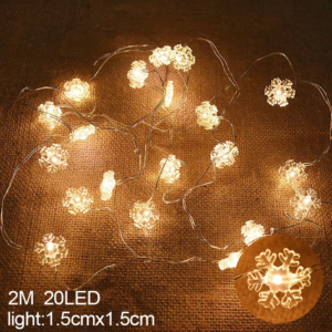 Santa Claus Snowflake LED String Light